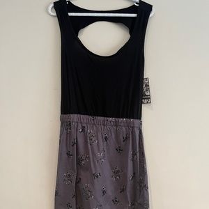 Hurley back cut out dress